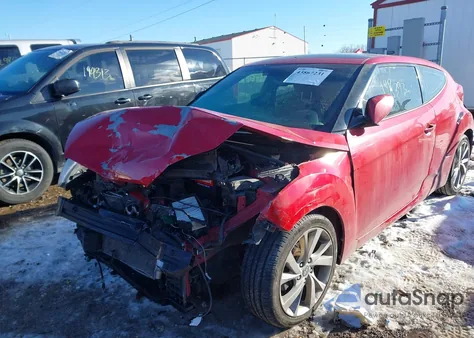 2016 Hyundai Veloster from USA, damaged, VIN KMHTC6AD4GU295692